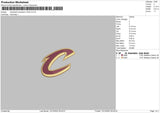 Cleveland Embroidery File 6 sizes