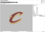 Cleveland Embroidery File 6 sizes