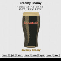 Creamy Beamy Embroidery