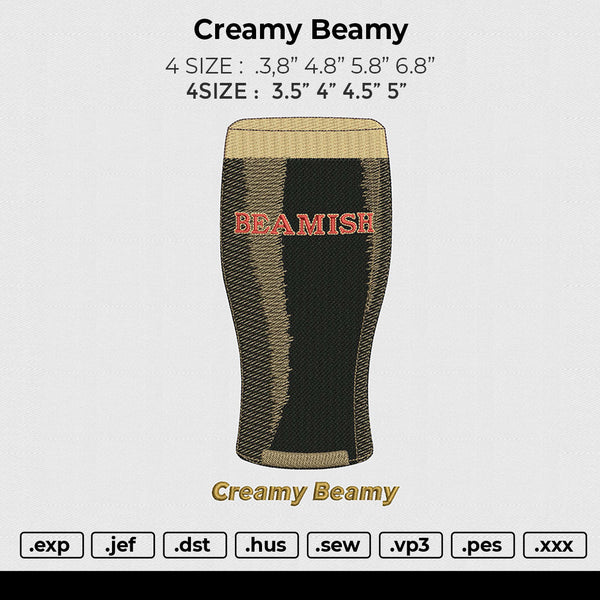 Creamy Beamy Embroidery