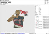 Dame time Embroidery