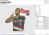 Dame time Embroidery