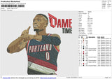 Dame time Embroidery