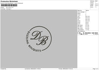 Dbcircle Embroidery File 6 sizes