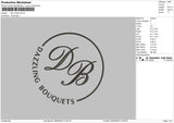 Dbcircle Embroidery File 6 sizes