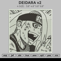 Deidara v2 Embroidery