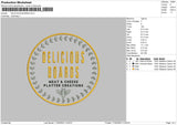 Delicious B Embroider File 6 sizes