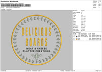 Delicious B Embroider File 6 sizes