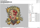 Slayer Head Embroidery File 6 sizes