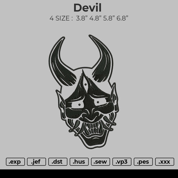 Devil Embroidery