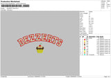 Dezzert Embroidery File 6 sizes