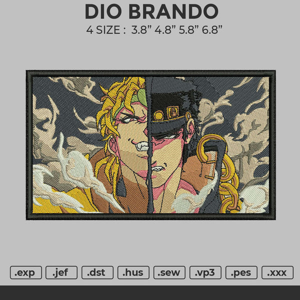 Dio Brando Embroidery