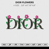 DIOR FLOWERS Embroidery