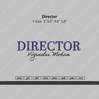 Director Embroidery