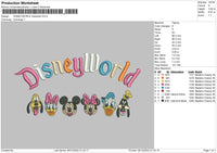 Dword Characther Embroidery File 6 sizes