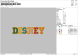 Disneycollege Embroidery File 6 sizes