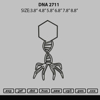 Dna 2711 Embroidery File 6 sizes