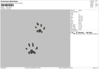 Dog Paw Embroidery