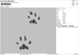 Dog Paw Embroidery