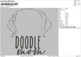 Doodle Mom Embroidery File 6 sizes