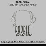 Doodle Mom Embroidery File 6 sizes