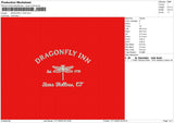 Dragonfly Inn Embroidery File 6 sizes