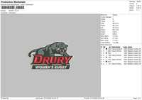 Drury Embroidery File 6 sizes