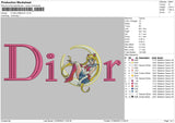 D Sailor Embroidery File 6 sizes