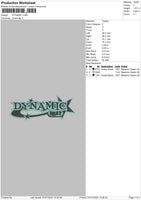 Dynamic Embroidery File 6 sizes