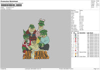 Dinosaurs Embroidery File 6 sizes