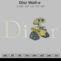 Dior Wall-e Embroidery