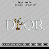 Dior candle