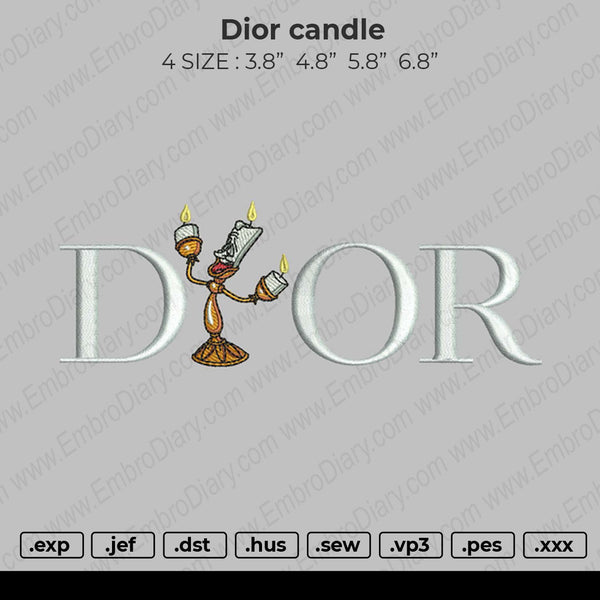 Dior candle