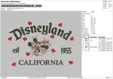 Mickeykissland Embroidery File 6 sizes