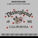 Mickeykissland Embroidery File 6 sizes