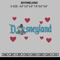 Eeyoreland Embroidery File 6 sizes