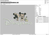 Mickeyminnie Land02 Embroidery File 6 sizes