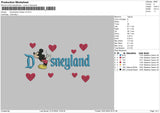 Mickeyland V02 Embroidery File 6 sizes