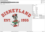 Disneyland minnie chritmas Embroidery