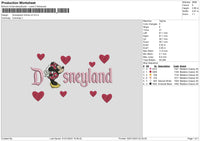 Minnieland V02 Embroidery File 6 sizes