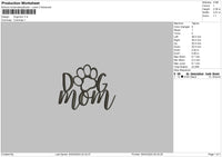 Dogmom0503 Embroidery File 6 sizes