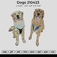 Dogs 210423 Embroidery