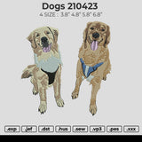 Dogs 210423 Embroidery