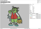 Dracula Bear Embroidery File 6 sizes