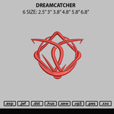 Dreamcatcher Embroidery File 6 sizes