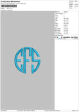 Esfcircle Embroidery File 6 sizes