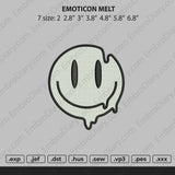 emoticon melt Embroidery