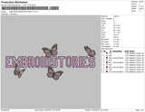 Embroidstories Butterfly Embroidery