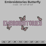 Embroidstories Butterfly Embroidery