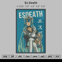 Es Death Embroidery